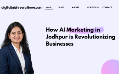 How AI Marketing in Jodhpur is Revolutionizing Businesses
